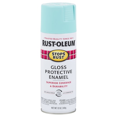 Rust-Oleum Light Turquoise, Gloss, 12 oz 284678